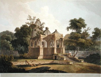 Ancient Hindoo Temple in the Fort of Rotas, Bahar, skylt 12 från 