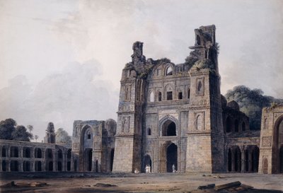 Atal-moskén, Jaunpur, Uttar Pradesh, av Thomas Daniell