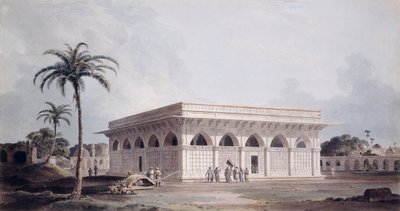 Den sextiofjärde pelaren Nizamuddin, Delhi, av Thomas Daniell