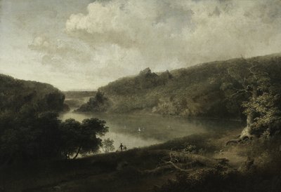 Utsikt över en sjö, ca 1830 (olja på duk) av Thomas Doughty