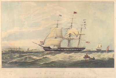 Det berömda Clipper-skeppet Marco Polo av Thomas Dove