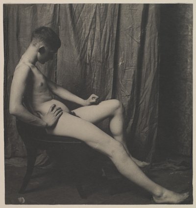 Bill Duckett naken, vid Art Students’ League of Philadelphia av Thomas Eakins