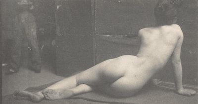 [Kvinna naken från ryggen], ca. 1889., ca. 1889. av Thomas Eakins