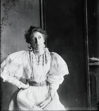 Jennie Dean Kershaw Mrs Samuel Murray, c. 1897. av Thomas Eakins