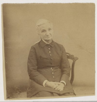 Porträtt av en sittande äldre kvinna av Thomas Eakins