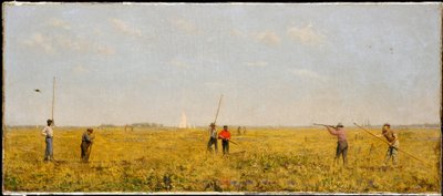 Trängsel mot räcket av Thomas Eakins