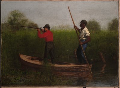 Järnvägsskjutning på Delaware av Thomas Eakins