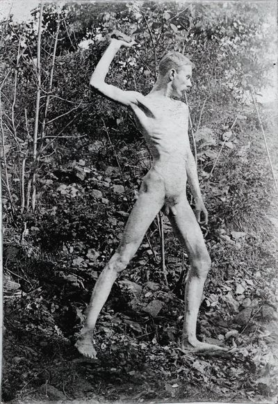 Rock Thrower, ca. 1883. av Thomas Eakins