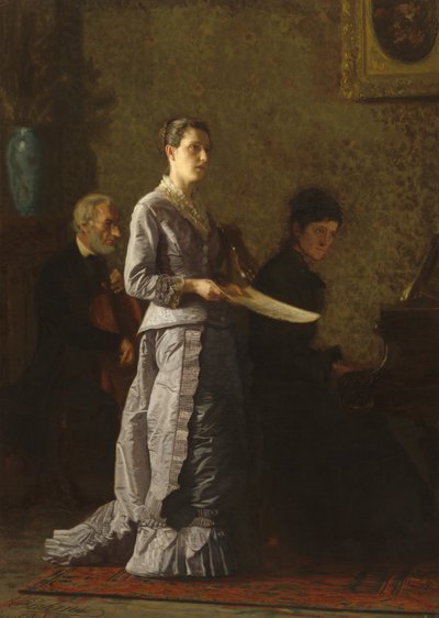 Sjunger en patetisk sång av Thomas Eakins