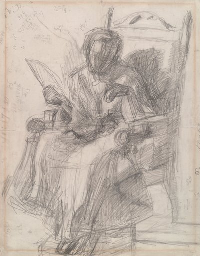 Studie för flicka med katt- - Katherine av Thomas Eakins