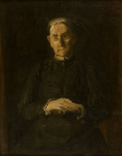 Studie till "Porträtt av fru Elizabeth Duane Gillespie" av Thomas Eakins
