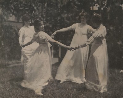 Susan Hannah Macdowell, Unidentified Girl, Elizabeth Macdowell, och möjligen Mary Macdowell..., ca. 1 av Thomas Eakins