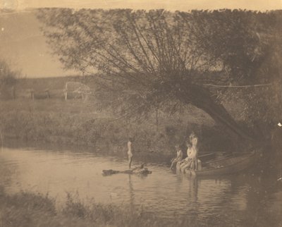 [Susan Macdowell och Crowell-barnen i Avondale, Pennsylvania] av Thomas Eakins