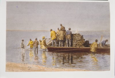 Upptagning av nätet av Thomas Eakins