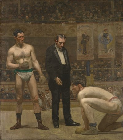 Uträkningen av den nedslagne boxaren av Thomas Eakins
