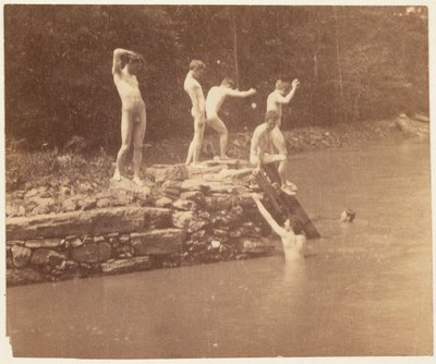 Thomas Eakins och studenter, ca. 1883. av Thomas Eakins