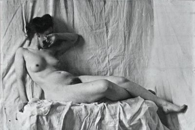 Oidentifierad modell, c. 1886-1892. av Thomas Eakins
