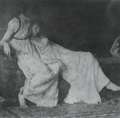 Oidentifierade modeller i grekiska dräkter, ca. 1883. av Thomas Eakins