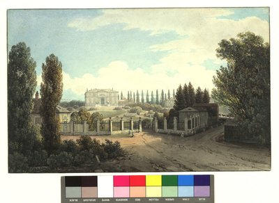 Villa vid Grünberg i Obermeidling (CN 50) av Thomas Ender