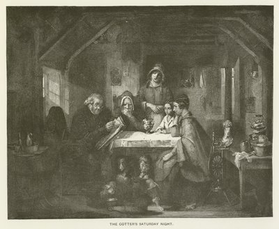 The Cotters lördagskväll av Thomas Faed