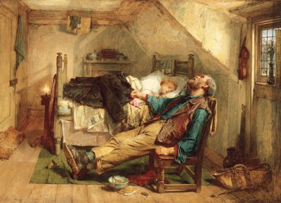 Utsliten, 1868 av Thomas Faed