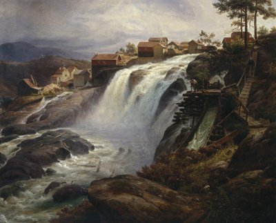 Haugfoss av Thomas Fearnley