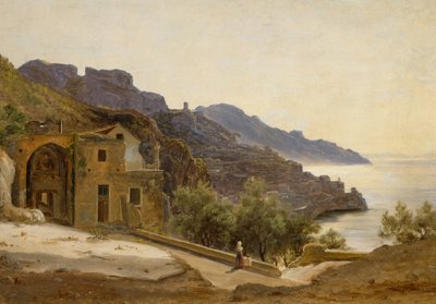 Terrass i Amalfi av Thomas Fearnley