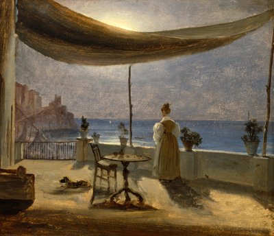 Terrass i Sorrento av Thomas Fearnley