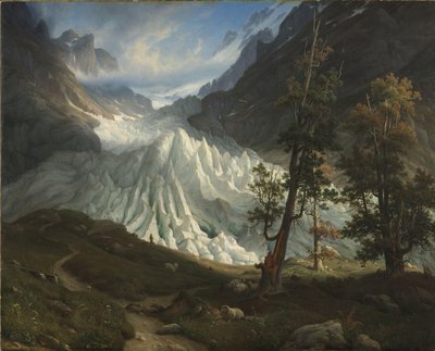 Grindelwaldglaciären av Thomas Fearnley