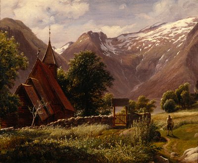 Tjugums kyrka, Balestrand av Thomas Fearnley