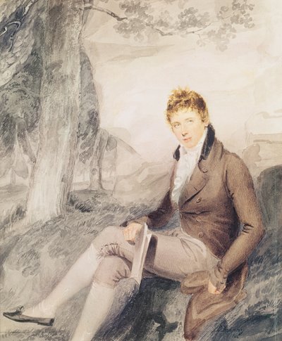 Porträtt av Henry John Temple (1784-1865) 3:e Viscount Palmerston, 1802 av Thomas Frank Heaphy