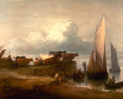 Ett kustlandskap av Thomas Gainsborough
