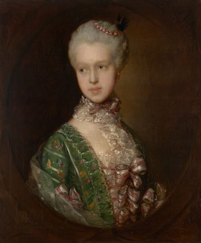 Elizabeth Wrottesley, senare hertiginna av Grafton av Thomas Gainsborough
