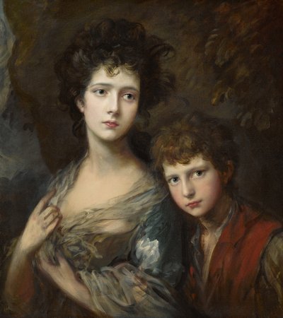 Elizabeth och Thomas Linley, ca 1768 av Thomas Gainsborough