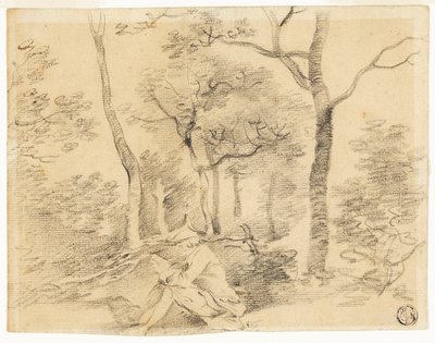 Gainsborough skissar i skogen av Thomas Gainsborough