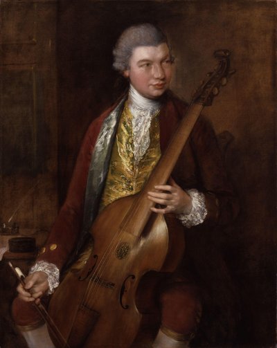 Karl Friedrich Abel av Thomas Gainsborough