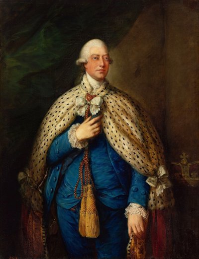 Kung George III av Storbritannien 1738-1820, 1785. av Thomas Gainsborough