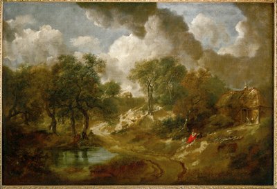 Landskap i Suffolk (målning på duk) av Thomas Gainsborough