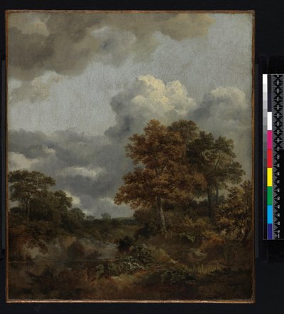 Landskap med pool, 1746-1747 av Thomas Gainsborough