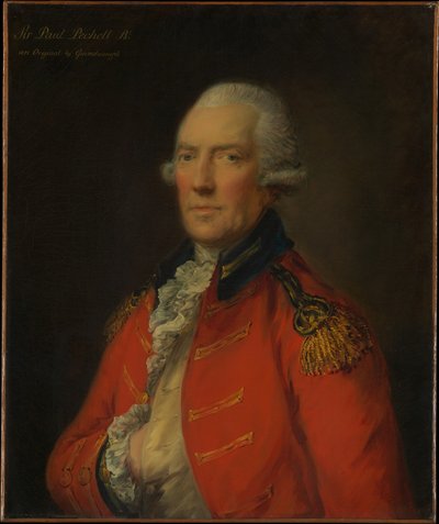 Överstelöjtnant Paul Pechell (1724-1800) av Thomas Gainsborough