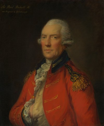 Överstelöjtnant Paul Pechell 1724-1800. av Thomas Gainsborough