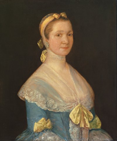 Mrs Prudence Rix (1708-83) c.1756 (olja på duk) av Thomas Gainsborough