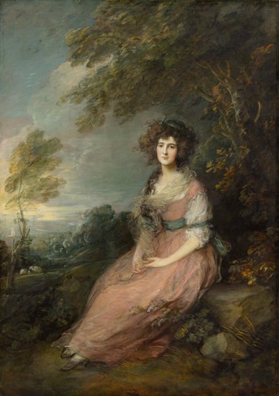 Mrs Richard Brinsley Sheridan av Thomas Gainsborough