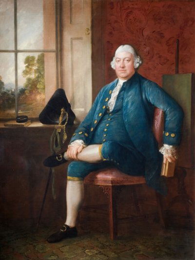 Porträtt av Matthew Hale 1728-86, 1763. av Thomas Gainsborough