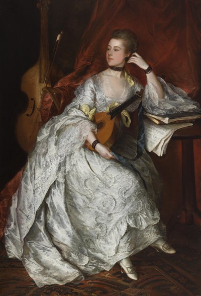 Porträtt av Ann Ford (senare Mrs Philip Thicknesse) av Thomas Gainsborough