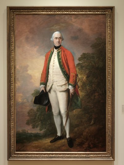 Porträtt av George Pitt, First Lord Rivers, ca 1768-1769 av Thomas Gainsborough