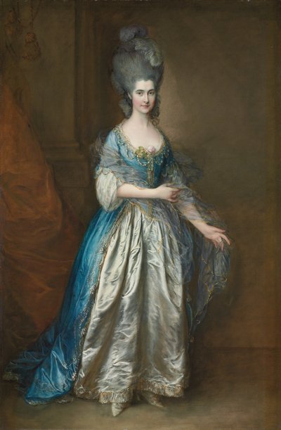Porträtt av fru William Villebois av Thomas Gainsborough