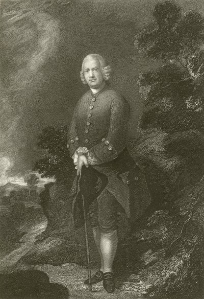 Porträtt av Ralphe Schomberg av Thomas Gainsborough