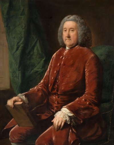 Porträtt av Thomas Coward, 1765. av Thomas Gainsborough