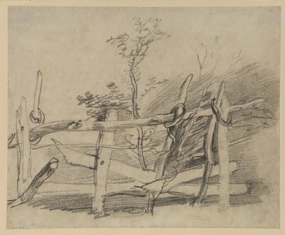 Studie av ett gammalt hinder av Thomas Gainsborough